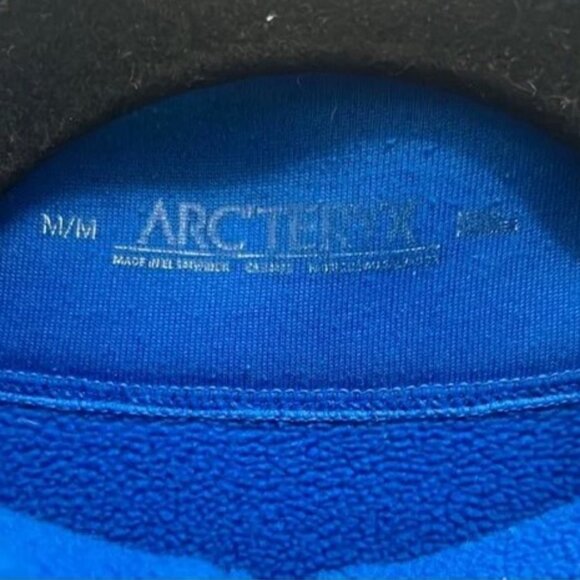 Arc'teryx blue high neck lightweight quarter zip jacket size M - Picture 6 of 8